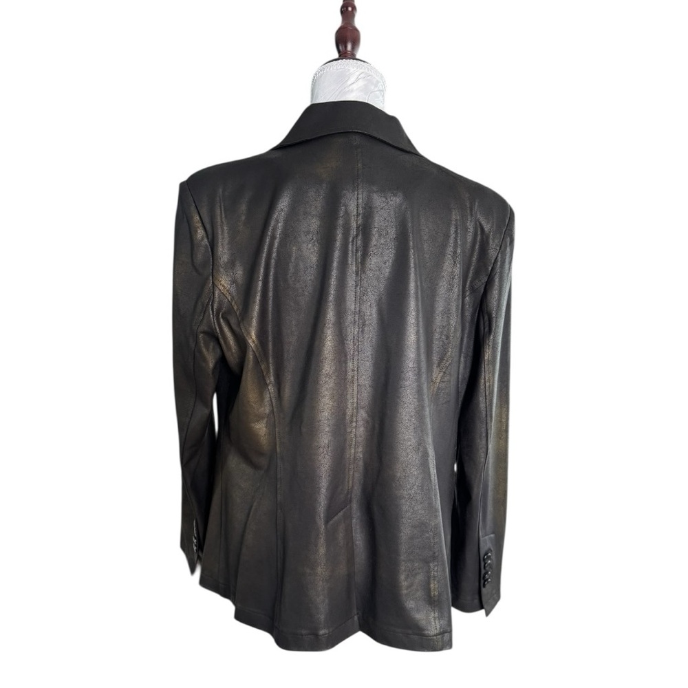 Clara Sun Woo Liquid Leather Blazer - Large - Picture 6 of 8